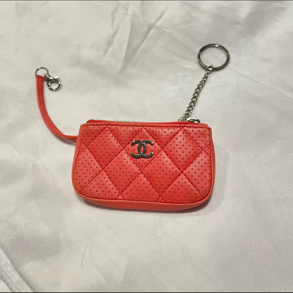 Chanel Zip Pouch Card/Key/Coin